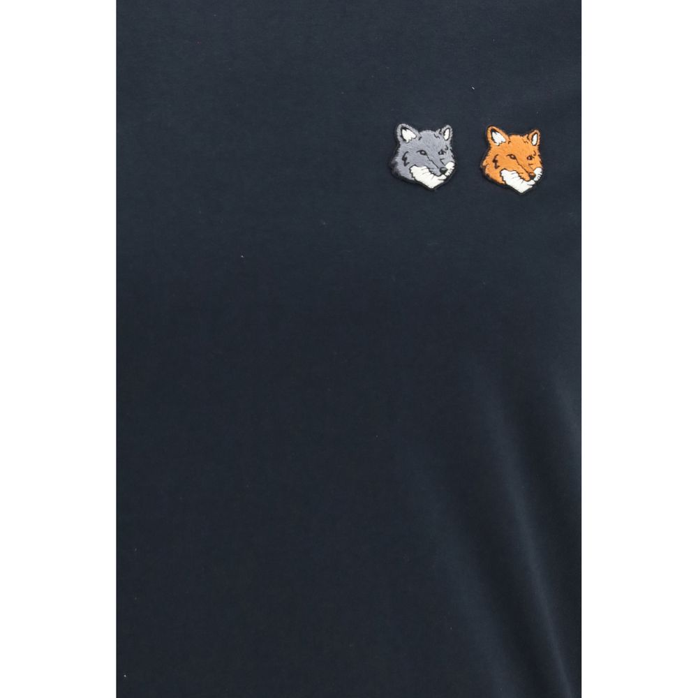 Maison Kitsuné Gray Organic Cotton T-Shirt - Timeless Luxury Style