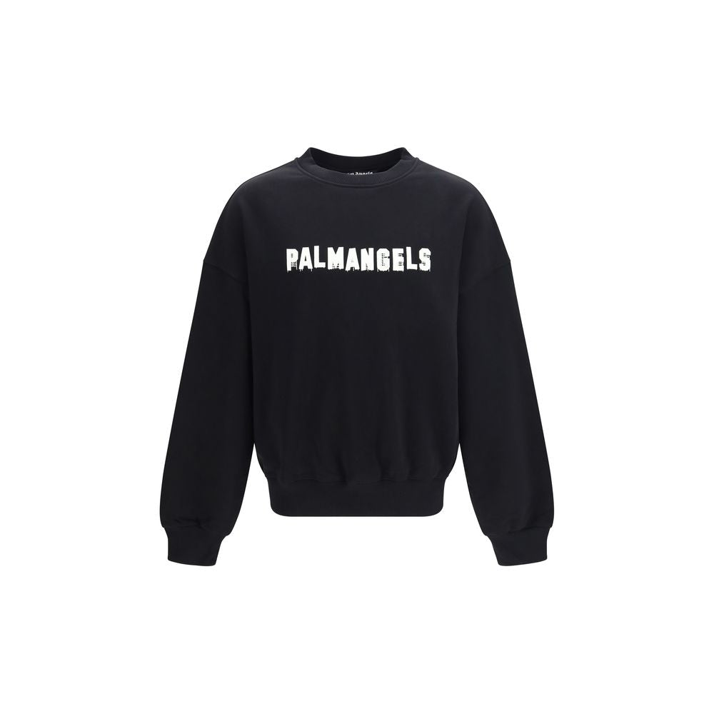 Palm Angels Black Cotton Sweatshirt - Elevate Your Wardrobe