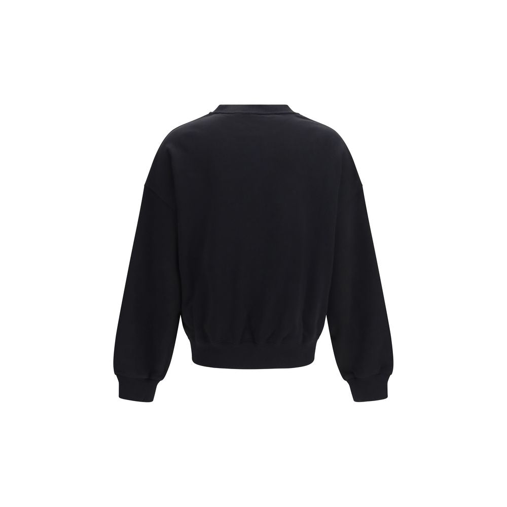 Palm Angels Black Cotton Sweatshirt - Timeless Luxury Redefined