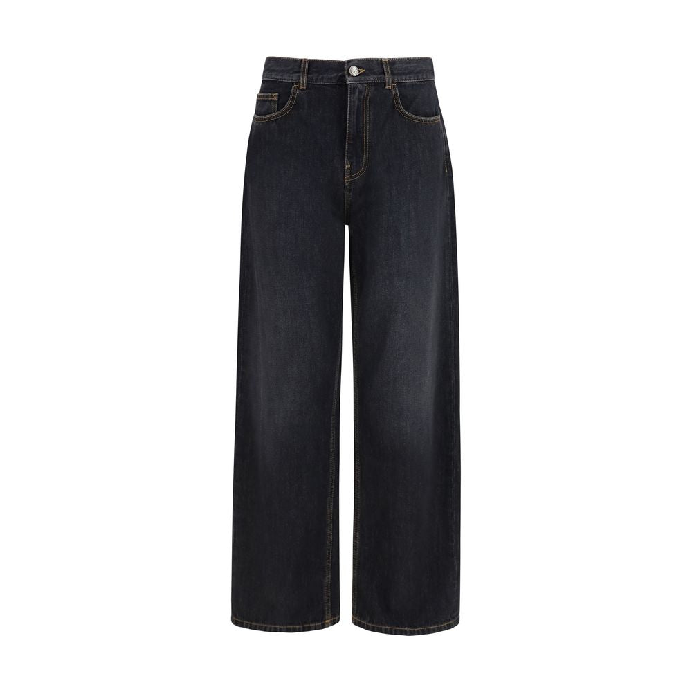 Palm Angels Wide-Leg Jeans Denim - Timeless Luxury for All