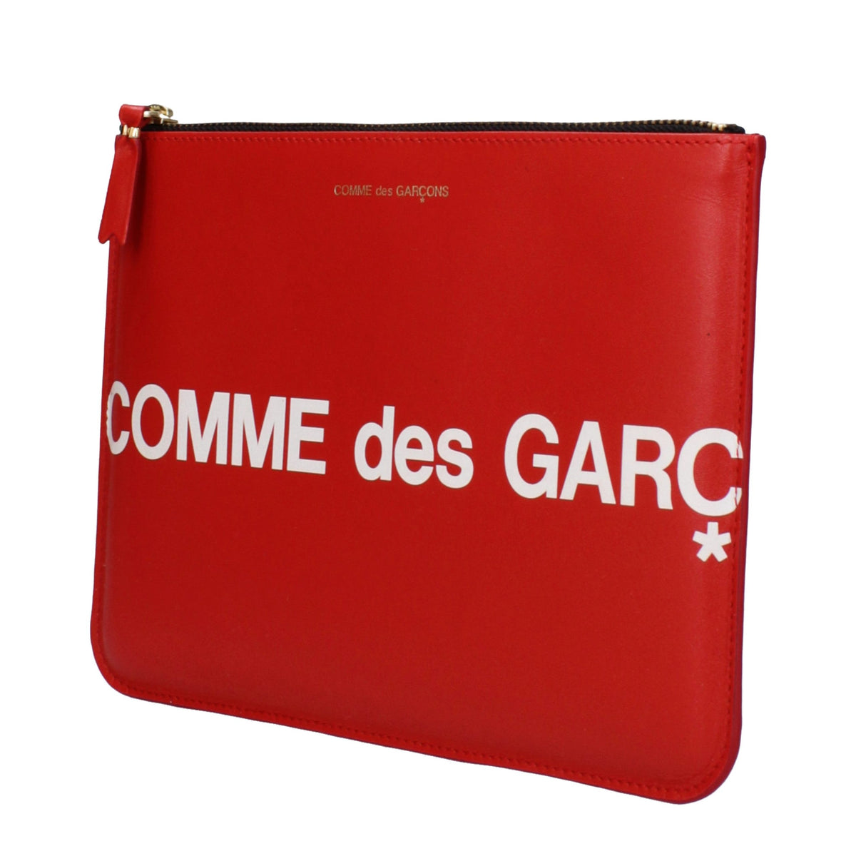 Discover the Comme Des Garçons Red Leather Clutch Bag, a symbol of timeless elegance and artisanal craftsmanship, perfect for the discerning individual.