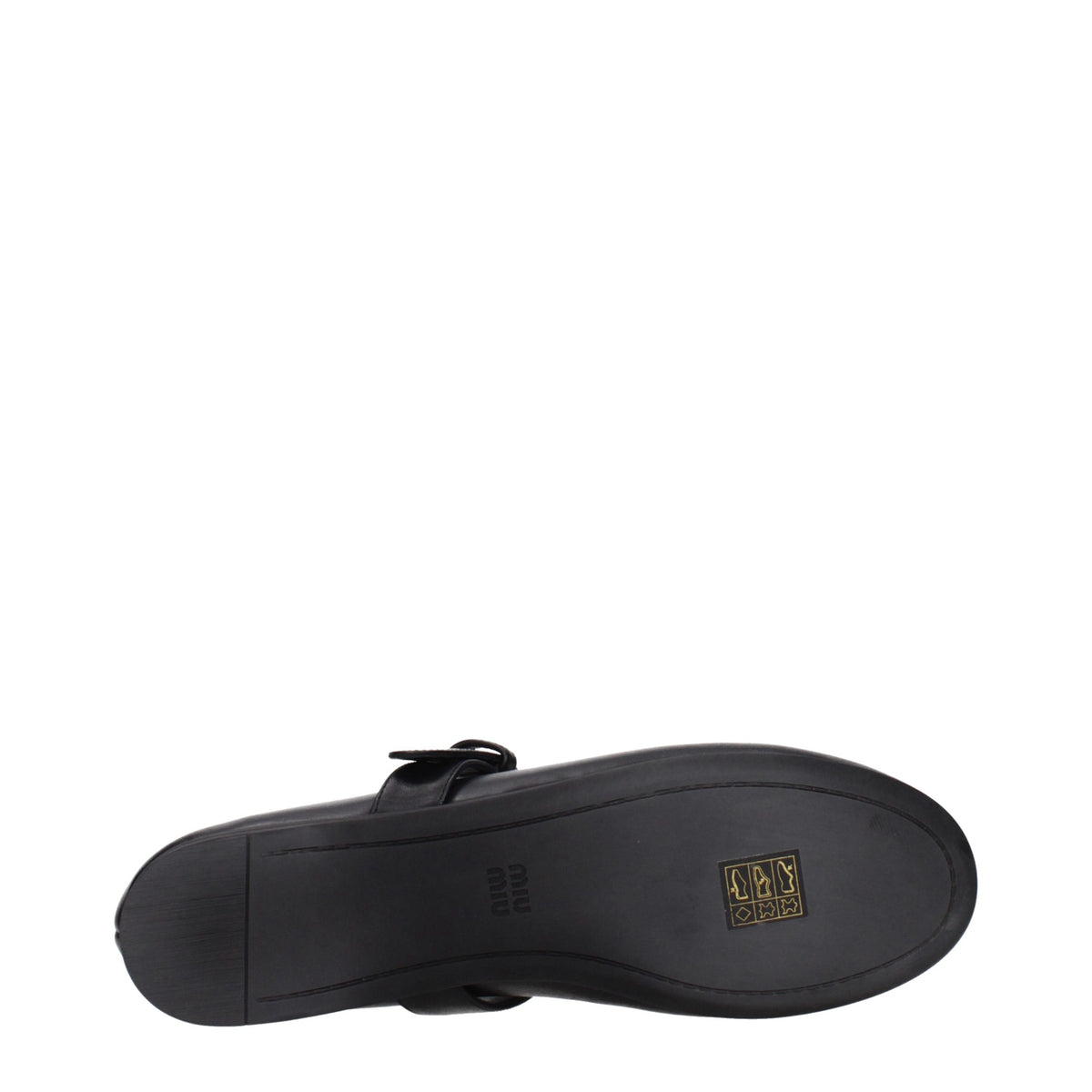 Elevate your style with Miu Miu Black Leather Ballet Flats, where exquisite craftsmanship meets timeless elegance, perfect for the discerning individual.
