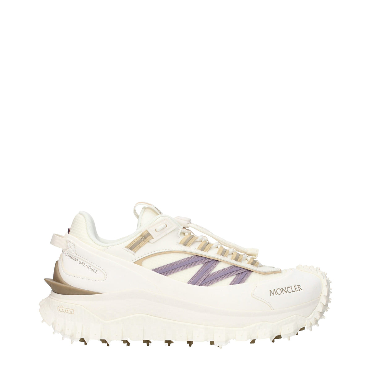 Experience the allure of Moncler White Fabric Athletic Sneakers, where exquisite craftsmanship meets luxurious comfort, perfect for the discerning fashion connoisseur.