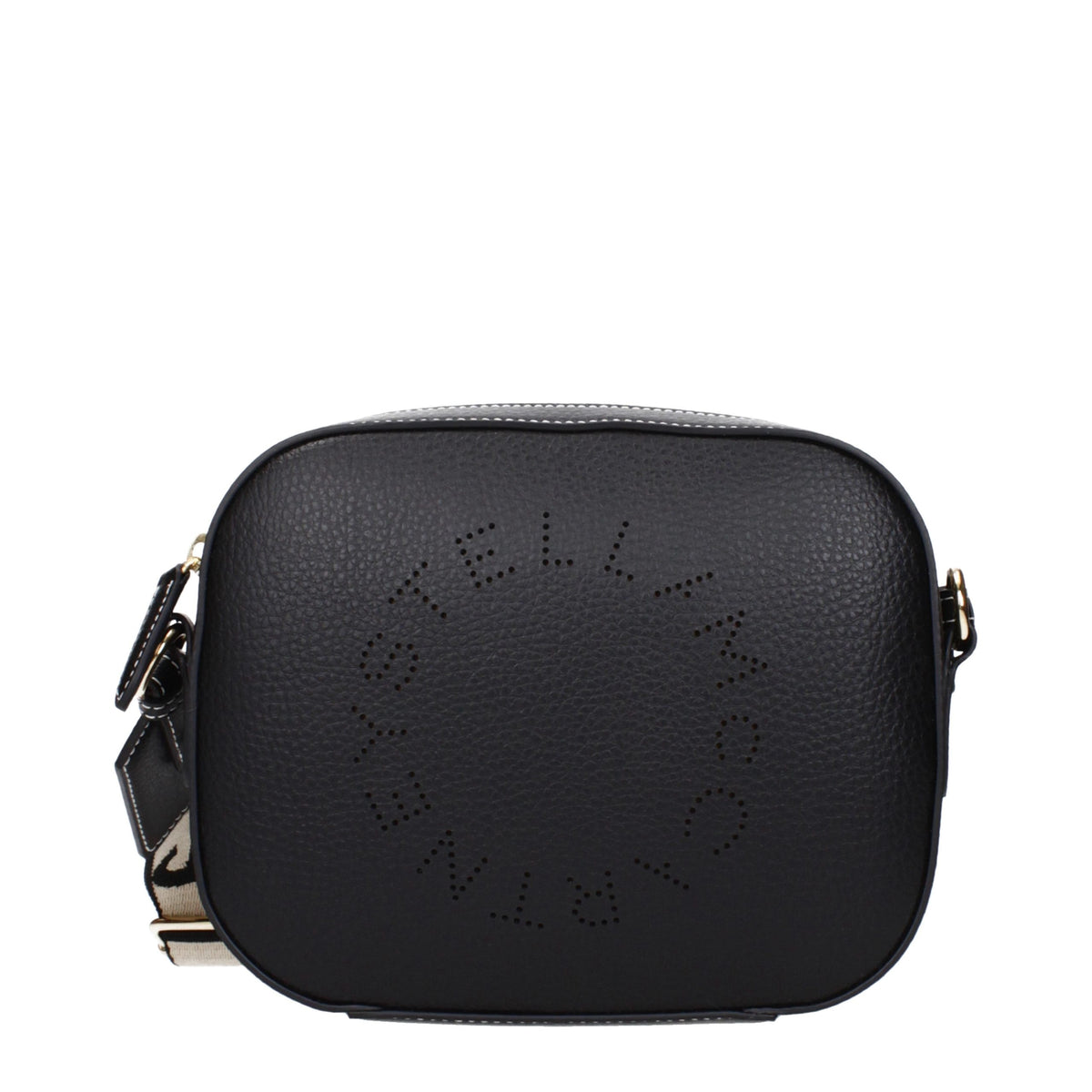 Discover the Stella McCartney Black Leather Crossbody Bag, a masterpiece of eco leather that blends luxury and sustainability for the discerning individual.