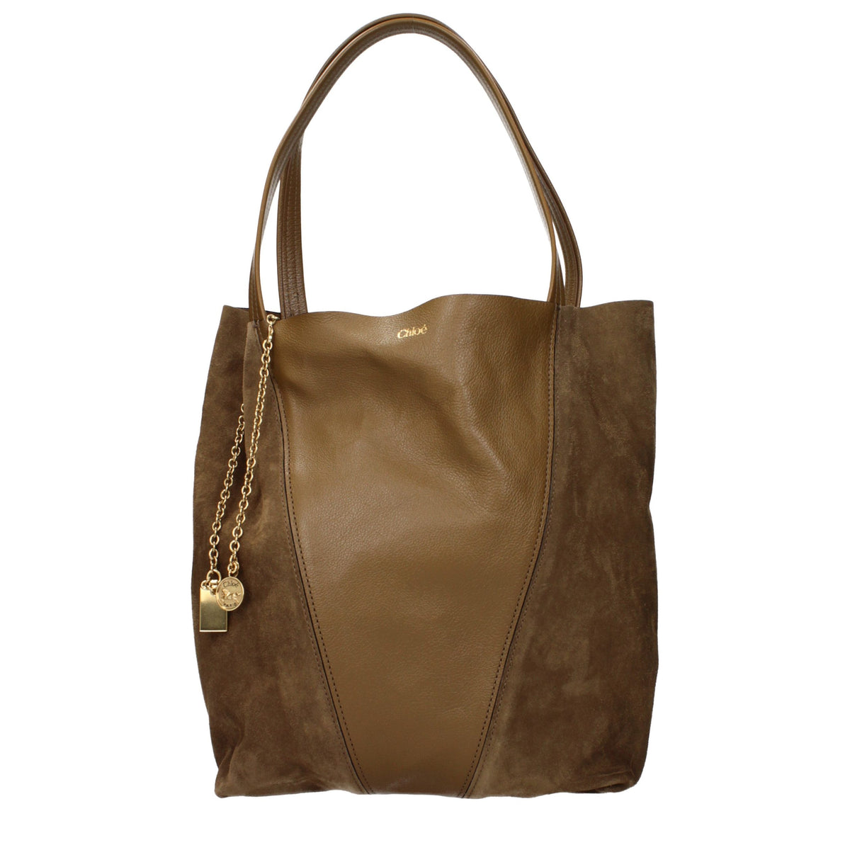 Indulge in the Chloé Brown Leather Shoulder Bag, a timeless fusion of sumptuous suede and exquisite design, elevating your elegance for every occasion.
