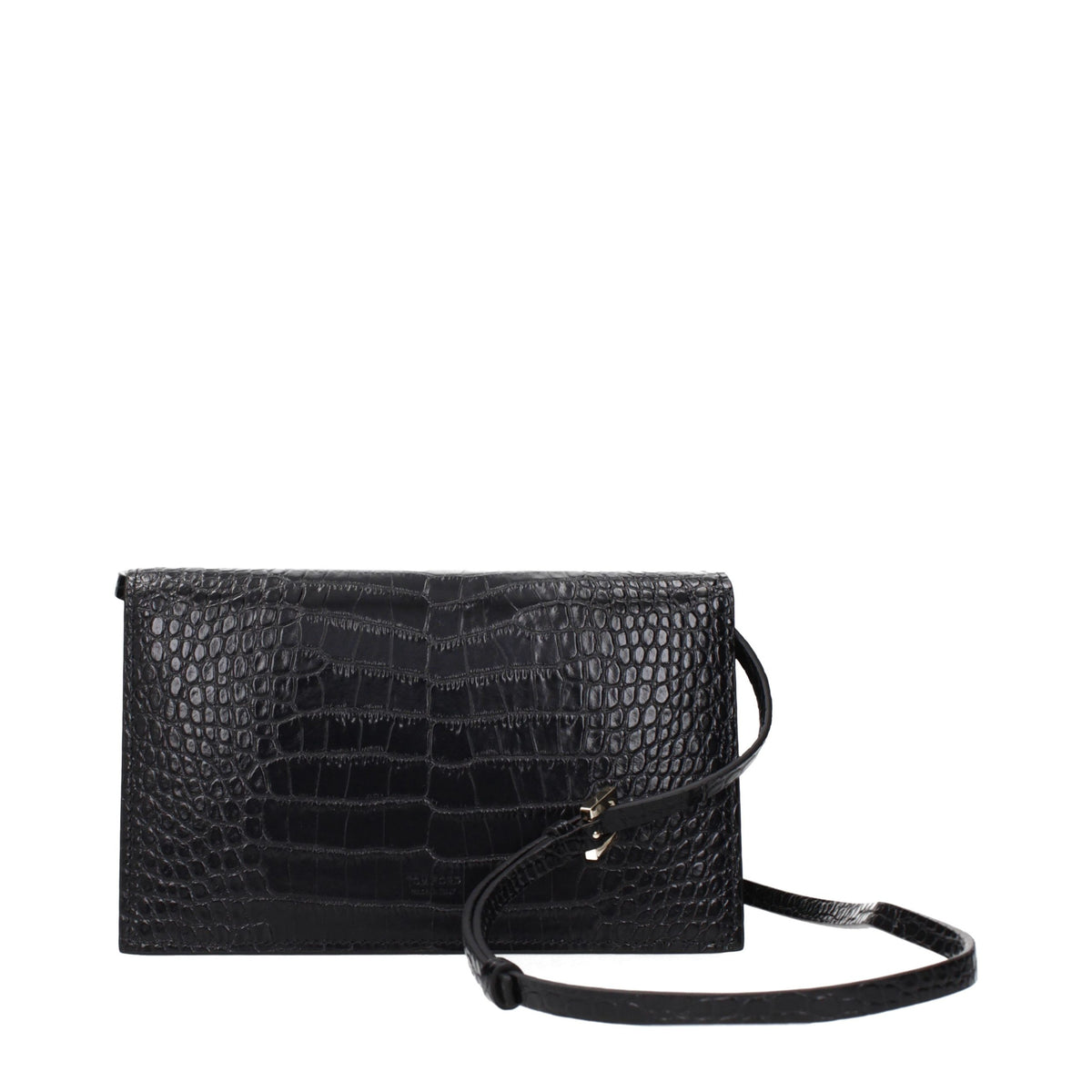 Indulge in the exquisite Tom Ford Black Leather Clutch Bag, a symbol of timeless elegance and sophisticated craftsmanship, perfect for the discerning connoisseur.