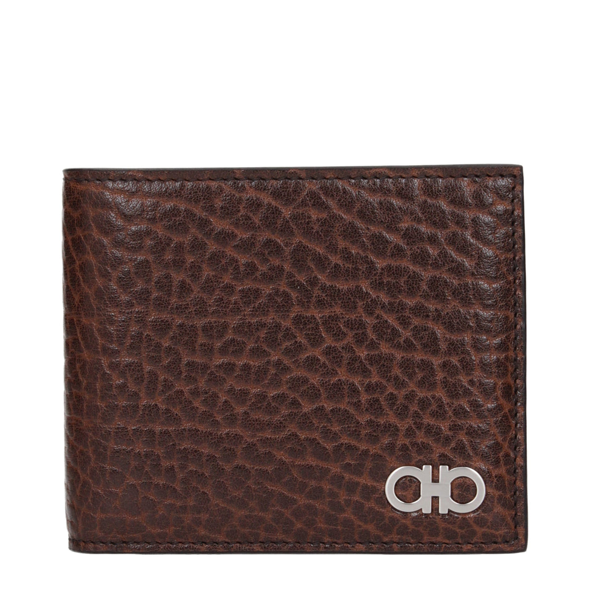 Experience the exquisite craftsmanship of the Ferragamo Brown Leather Wallet, a timeless accessory that embodies luxury and sophistication for the discerning individual.