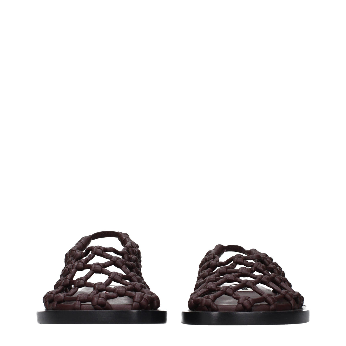 Elevate your style with Jil Sander Brown Leather Flat Sandals, where exquisite craftsmanship meets timeless elegance, perfect for the discerning individual seeking luxury.