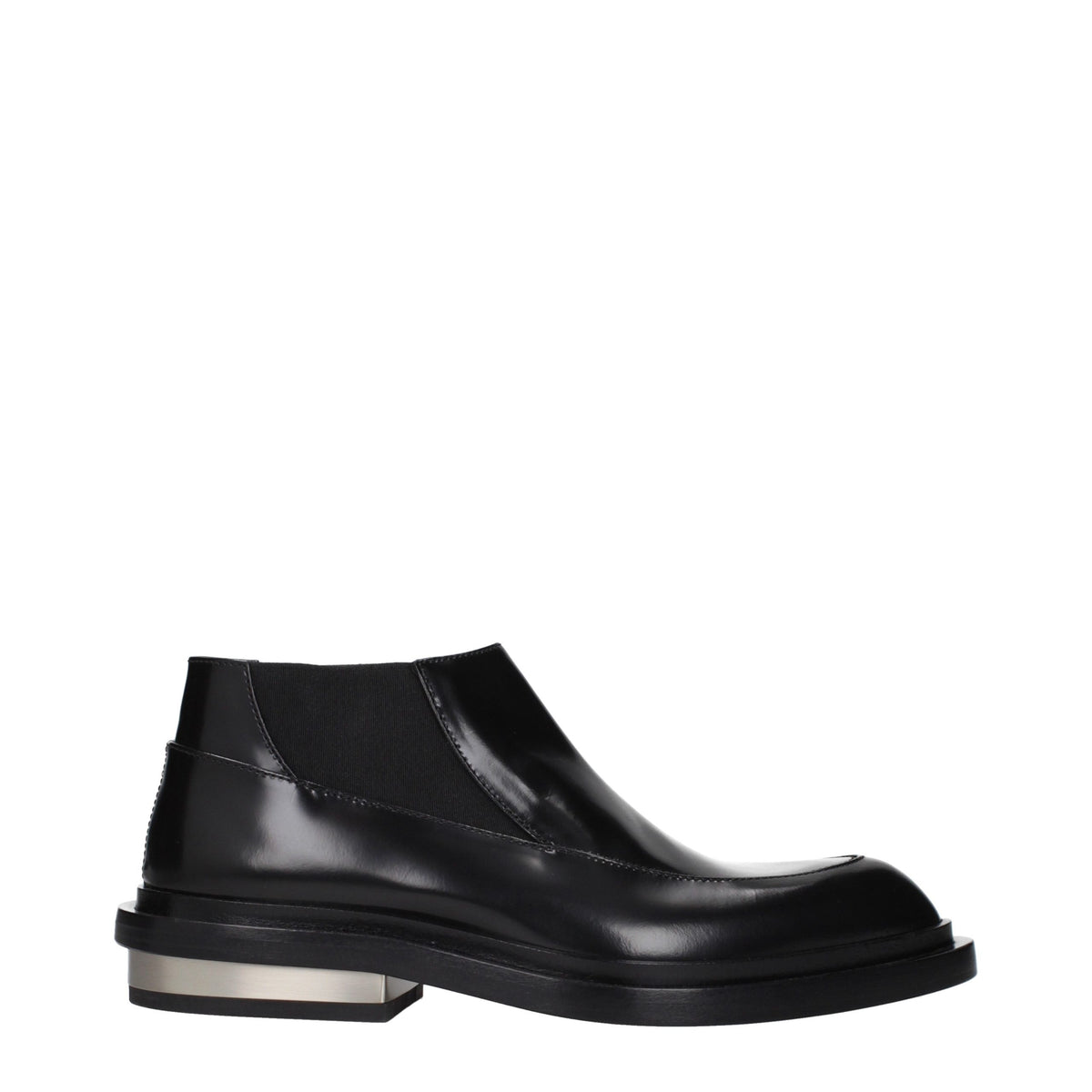 Experience the allure of Jil Sander Black Leather Ankle Boots, where exquisite craftsmanship meets timeless elegance, perfect for the discerning individual seeking sophistication.