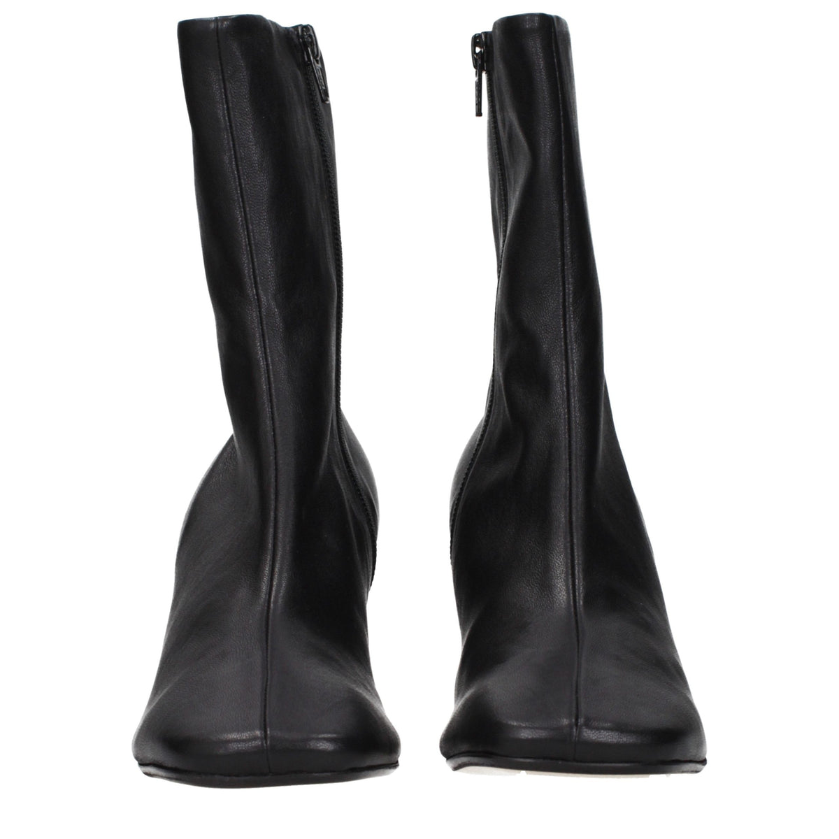 Elevate your style with Dries Van Noten's Black Leather Ankle Boots, a perfect fusion of vintage allure and modern sophistication, crafted for the discerning connoisseur.