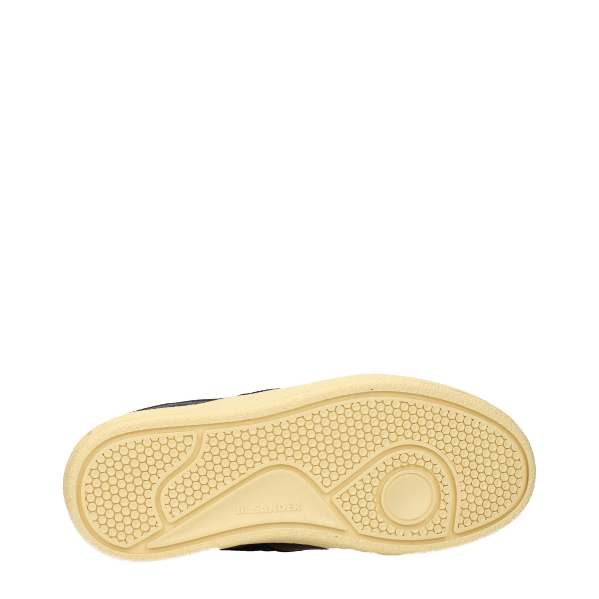 Discover the Jil Sander Black Leather Low Top Sneakers, a masterpiece of refined craftsmanship and timeless elegance, perfect for those who embrace sophistication.