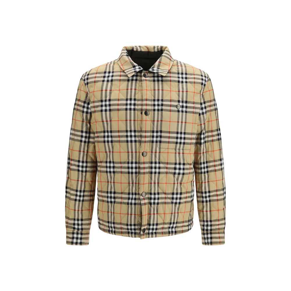 Burberry Bicolor Shell Jacket - Luxe Reversible Elegance
