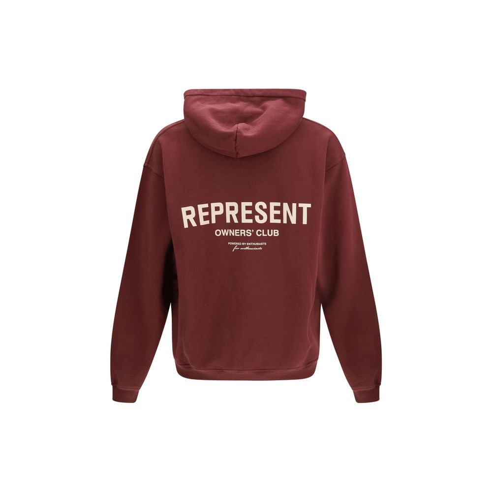 Represent Bordeaux Cotton Sweatshirt - Luxury Streetwear Statement