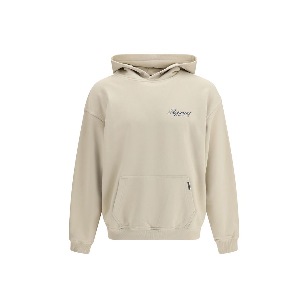 Represent Beige Cotton Sweatshirt - Elevate Your Streetwear Style