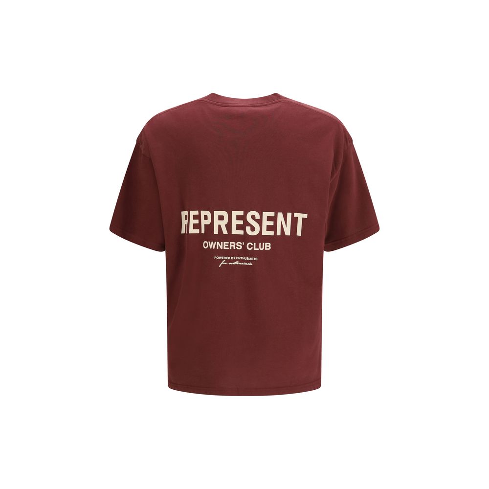Represent Bordeaux Cotton T-Shirt - Timeless Luxury Essential