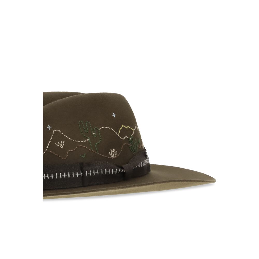 Golden Goose Bicolor Wool Fedora - Timeless Luxury Accessory