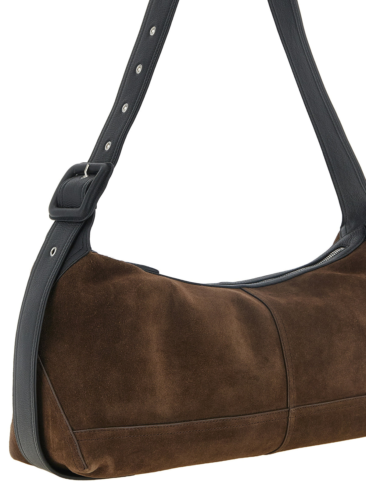 AMI PARIS Brown Cowhide Crossbody Bag - Contemporary Luxury