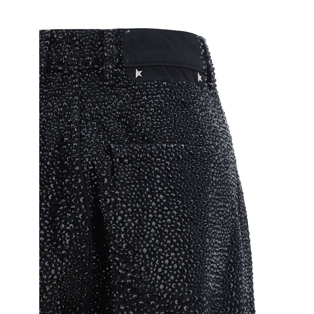 Elevate your wardrobe with Golden Goose's Kim Cotton Pants, a blend of exquisite craftsmanship and bold design, perfect for those who embody elegance and confidence.
