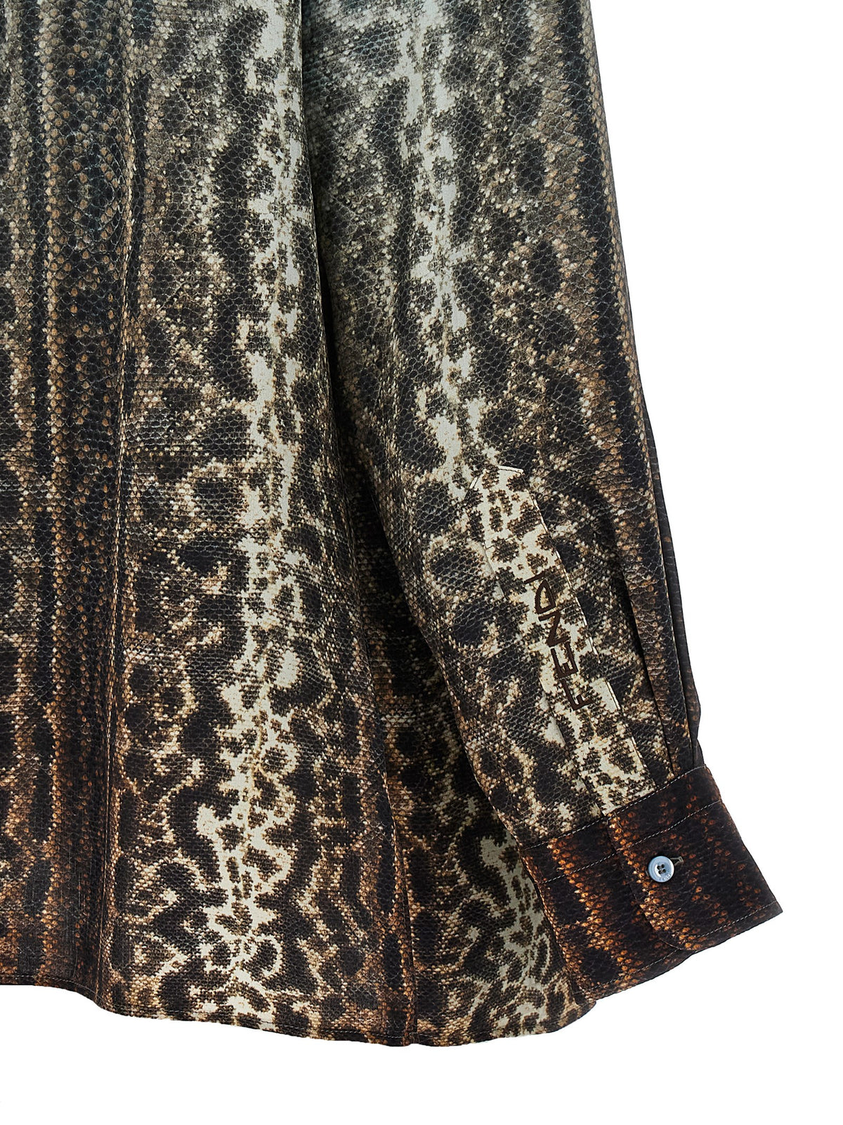 Elevate your wardrobe with the Fendi Multicolor Silk Blouse, a stunning blend of Italian craftsmanship and bold design, perfect for those who define their own luxury.