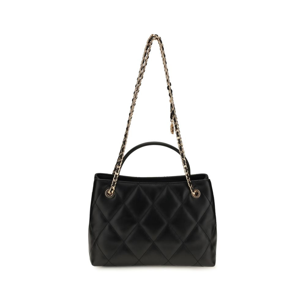 Tory Burch Black Calf Leather Bos Taurus Shoulder Bag - Luxury Redefined