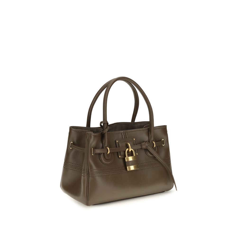 Chloé Brown Buffalo Leather Shoulder Bag - Timeless Luxury Elegance