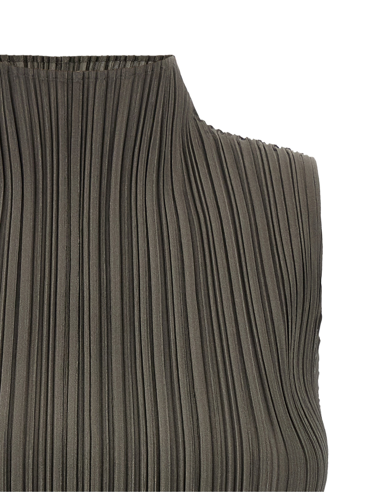 PLEATS PLEASE ISSEY MIYAKE Luxe Bicolor Pleated Blouse