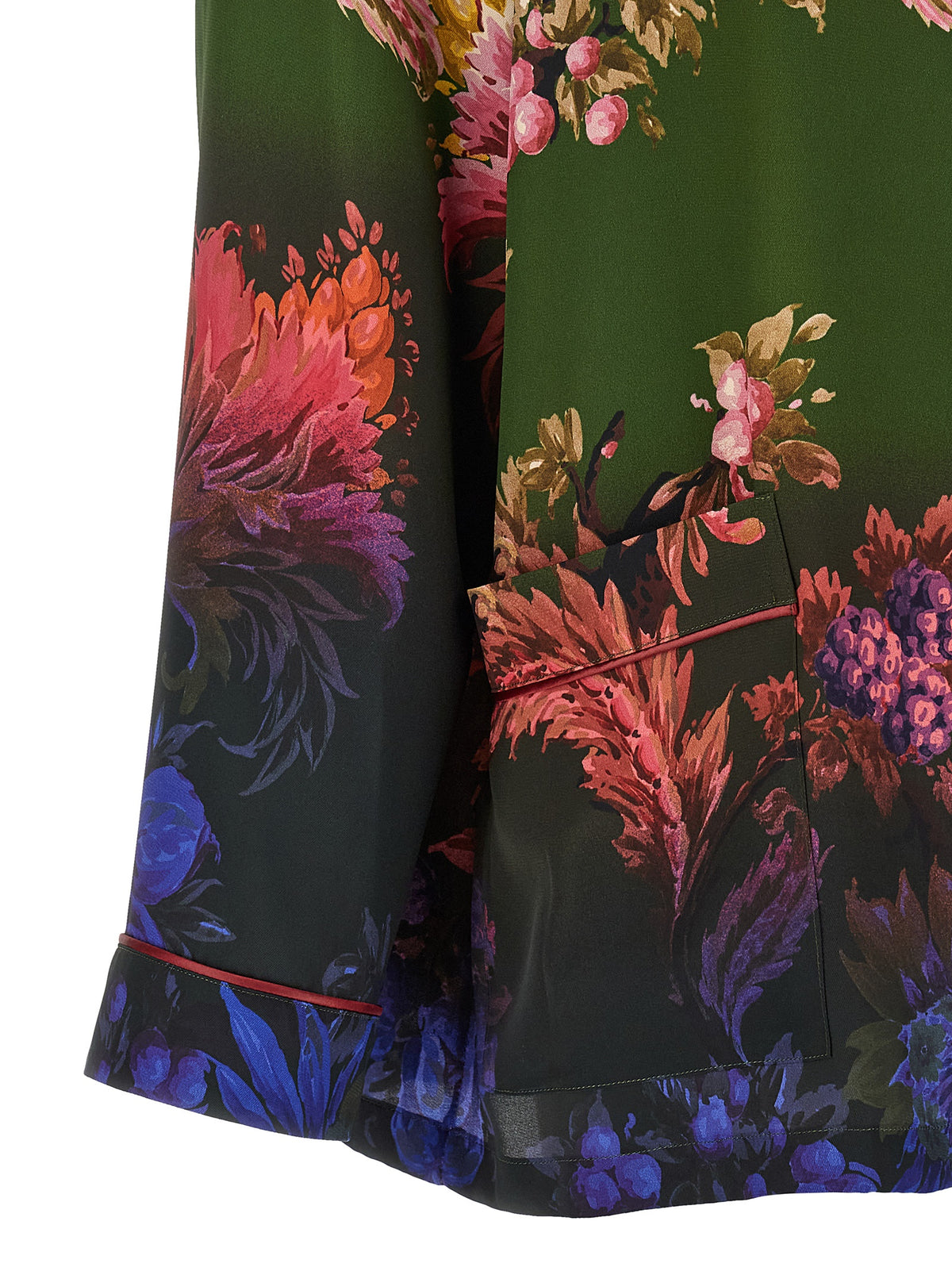 Etro Bicolor Polyester Blouse - Elevate Your Loungewear Elegance