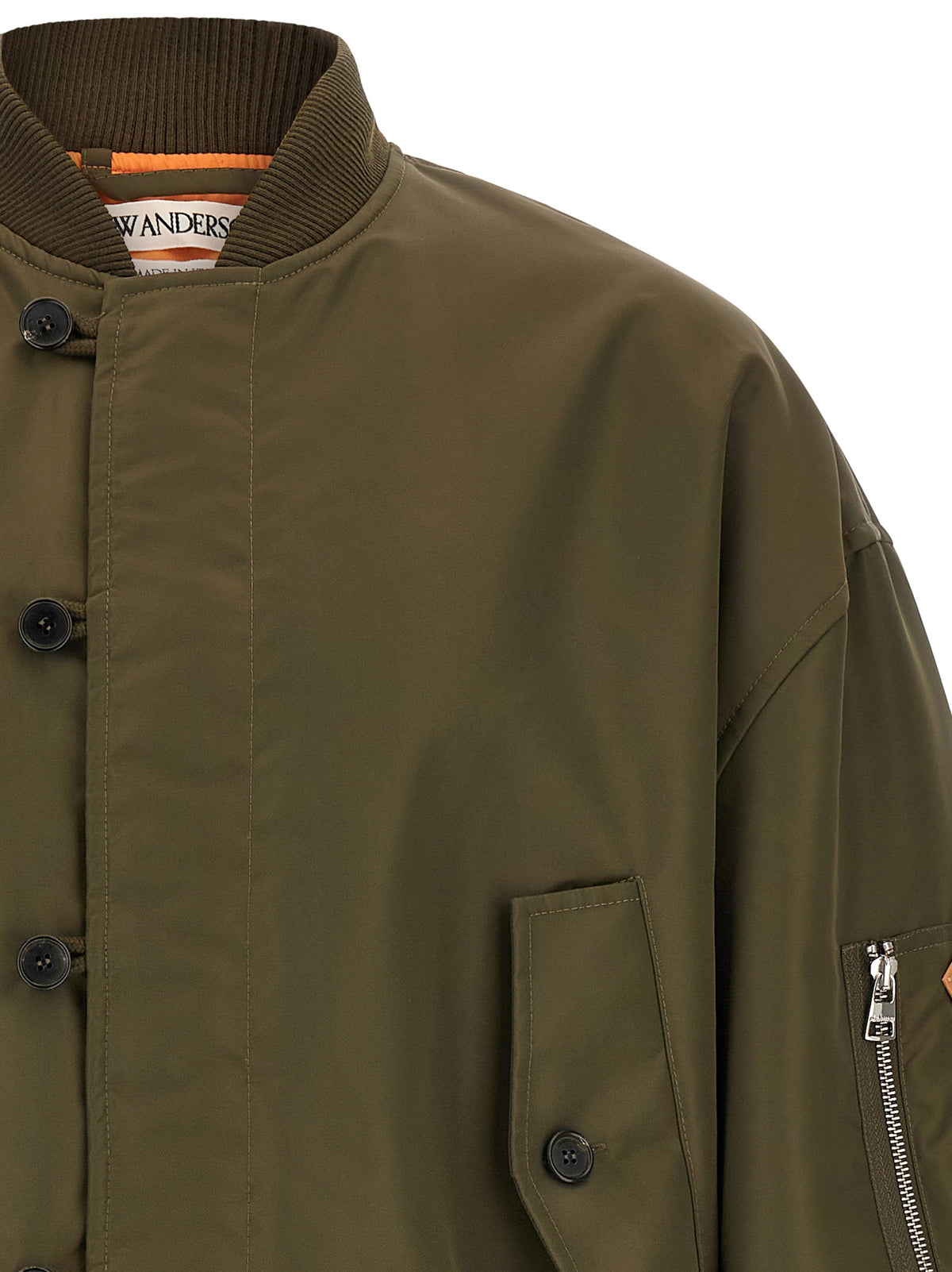 J.W. Anderson Bicolor Polyamide Bomber Jacket - Italian Luxury