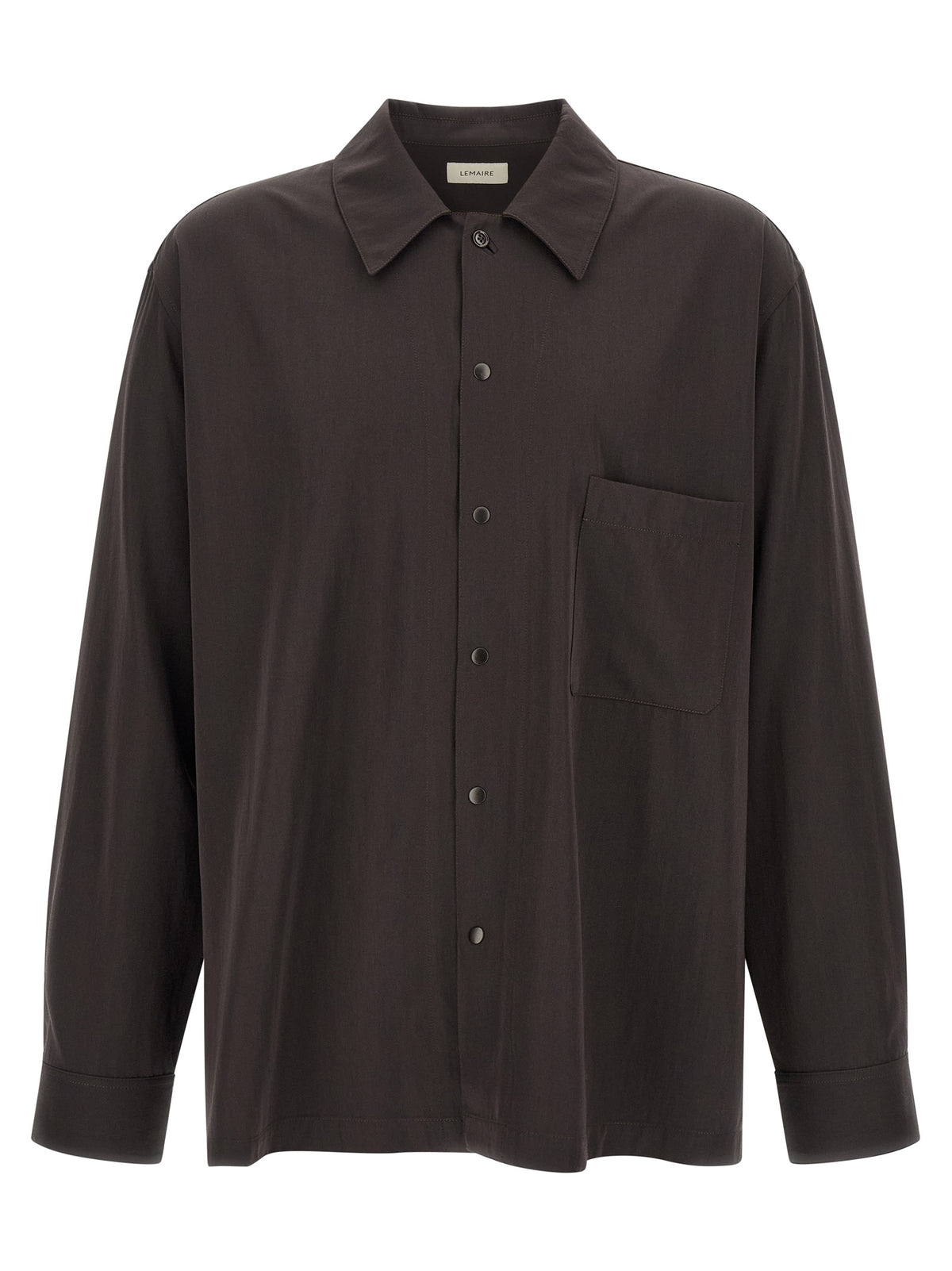 Lemaire Brown Wool Blouse - Timeless Elegance in Luxury Fashion