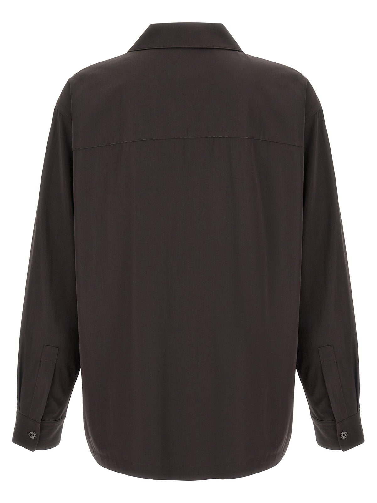 Lemaire Brown Wool Blouse – Timeless Luxury Overshirt