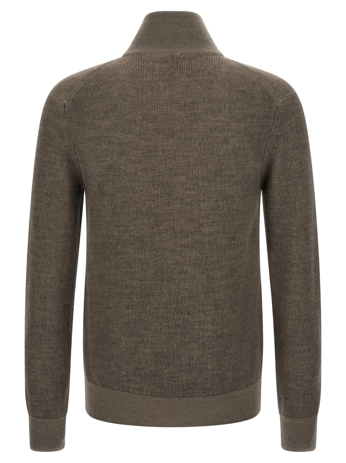 Brioni Brown Cashmere Cardigan - Timeless Luxury Redefined