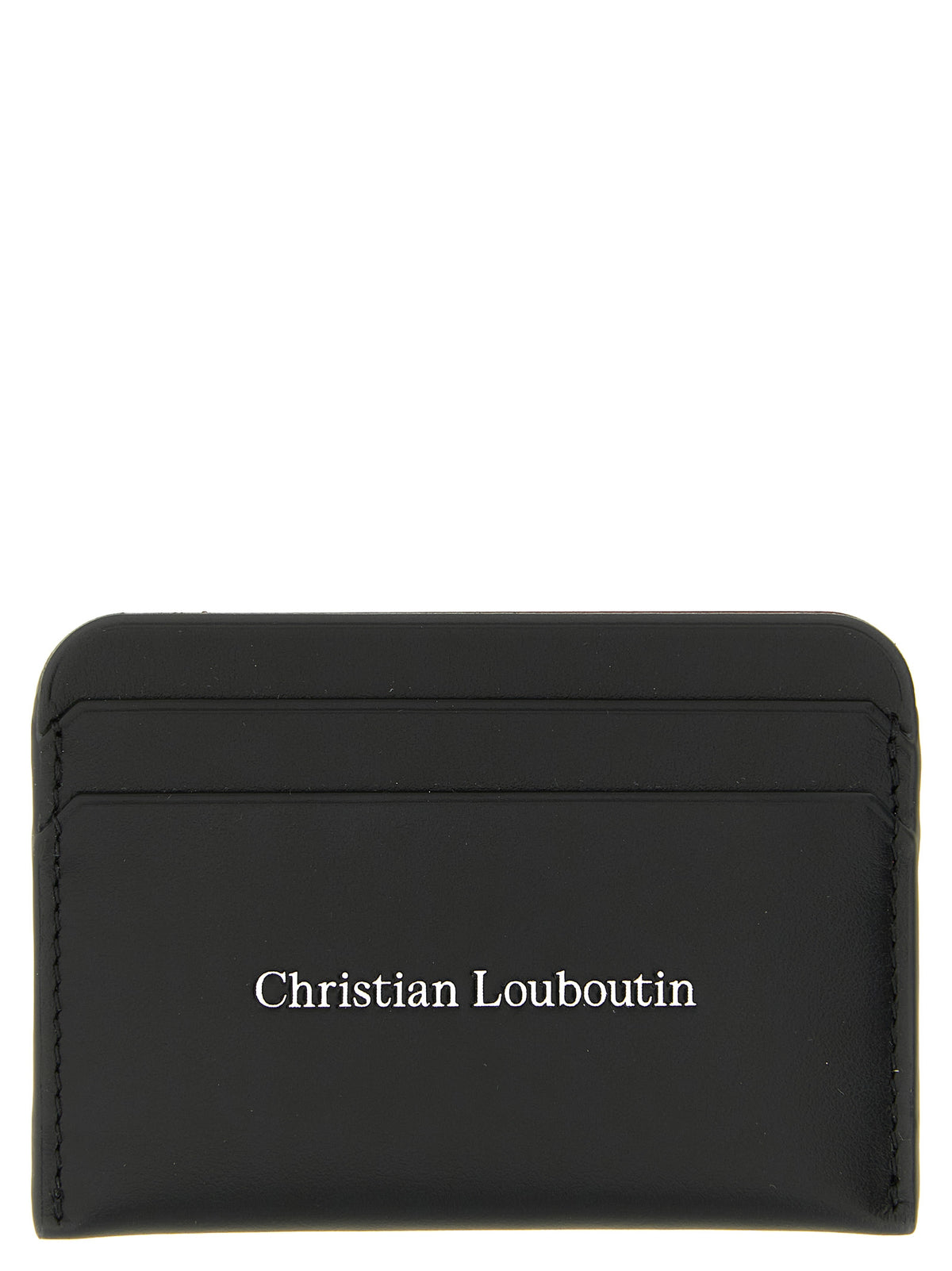 Christian Louboutin Black Calfskin Cardholder - Luxe Elegance