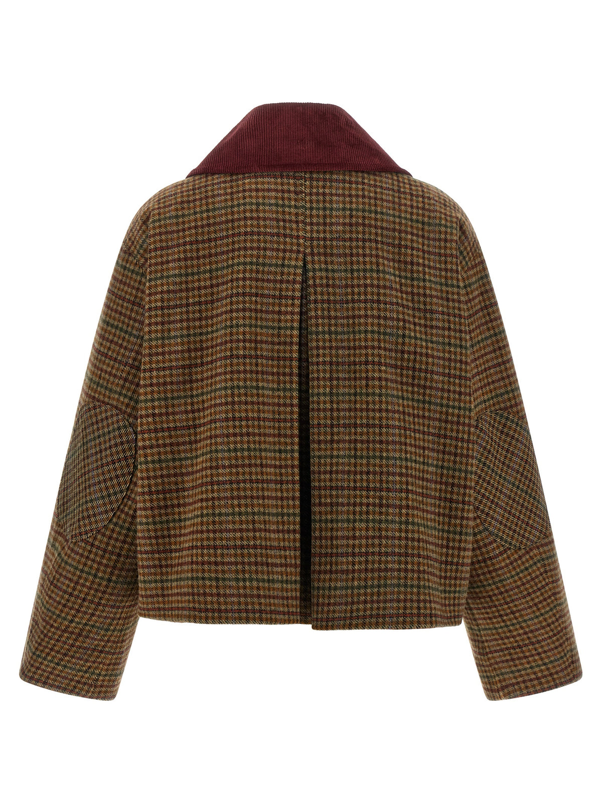 Ganni Brown Wool Full-Length Jacket - Timeless Luxury Elegance