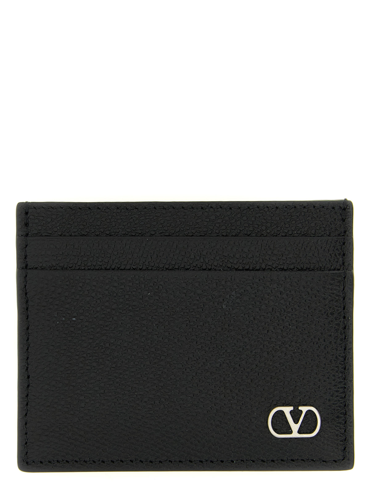 Valentino Garavani Black Calfskin Cardholder - Timeless Luxury