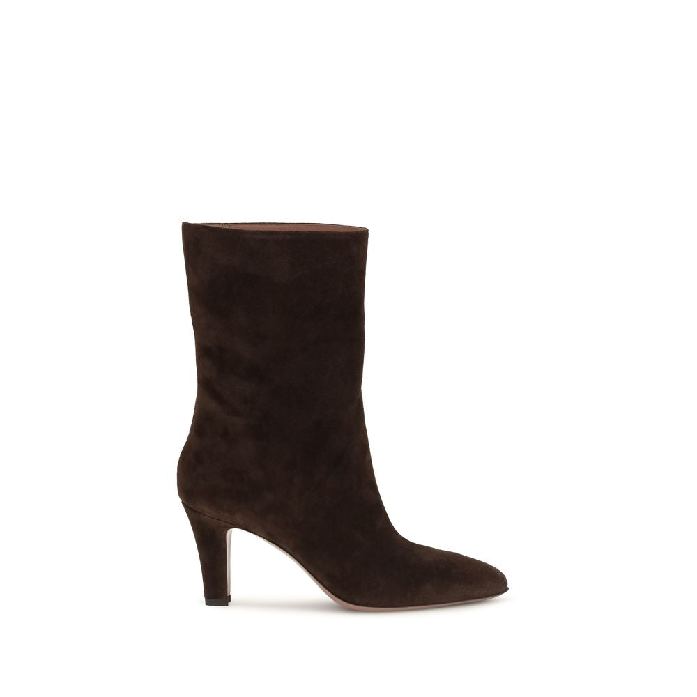 Paris Texas Brown Suede Leather Ankle Boots – Timeless Luxury