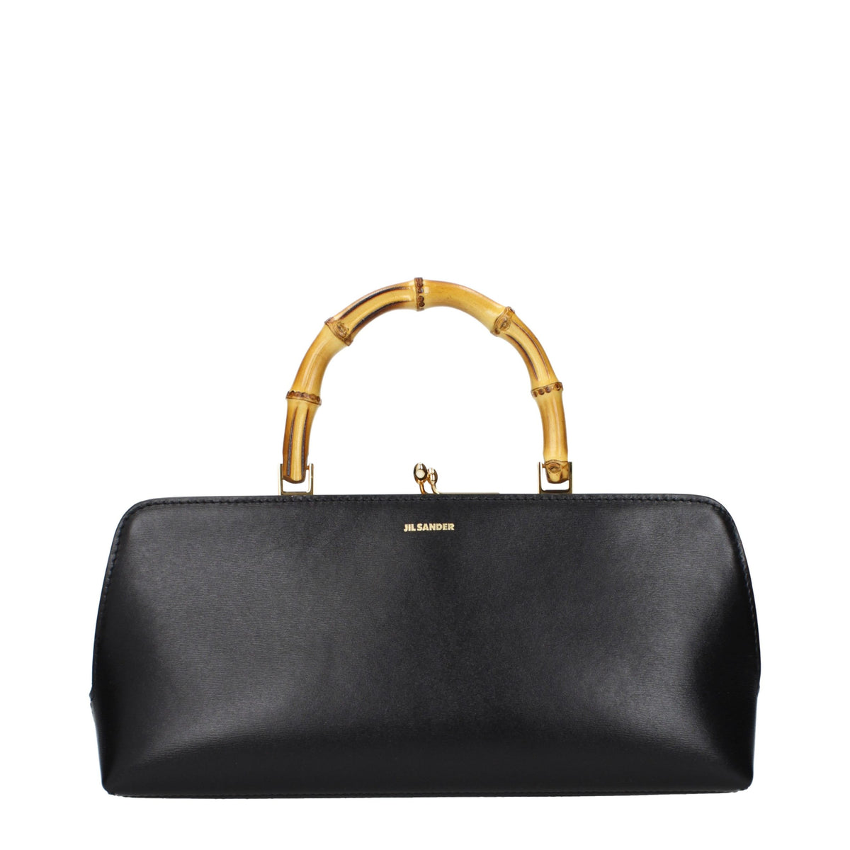 Jil Sander Black Leather Handbag - Timeless Luxury Redefined