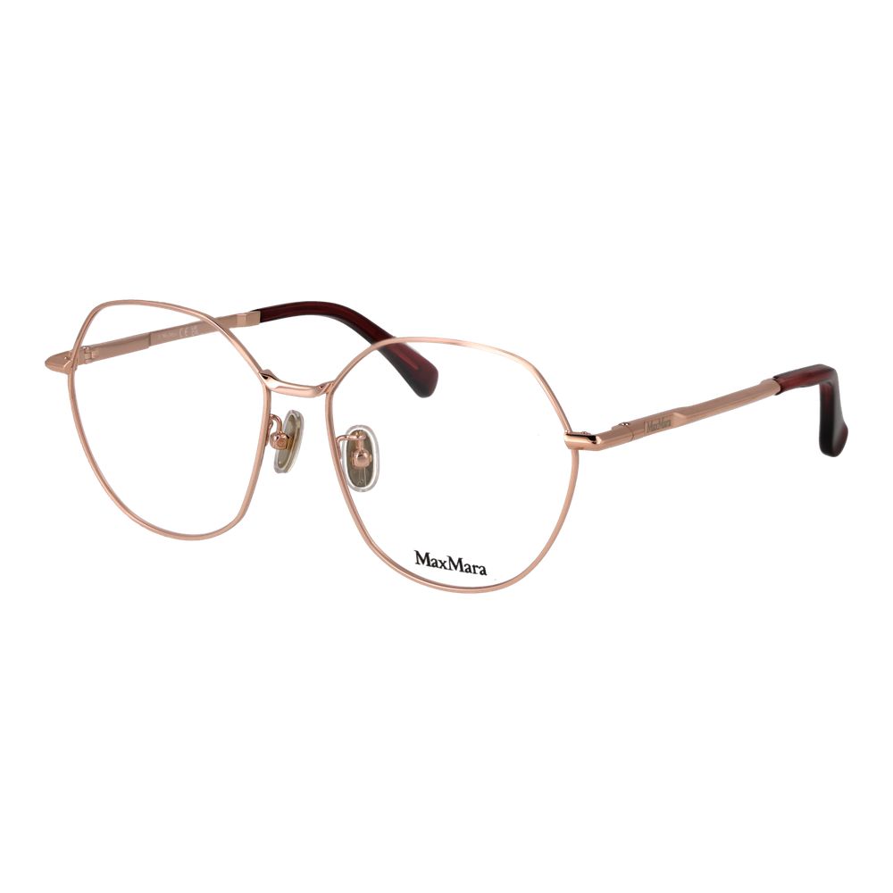 Max Mara Rose Gold Metal Glasses - Timeless Luxury Frames