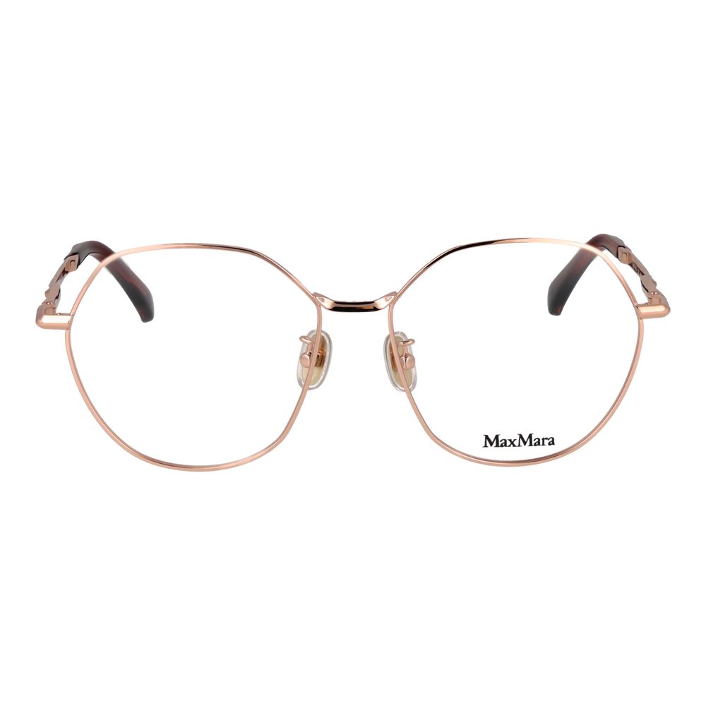 Max Mara Rose Gold Metal Glasses - Timeless Luxury Eyewear