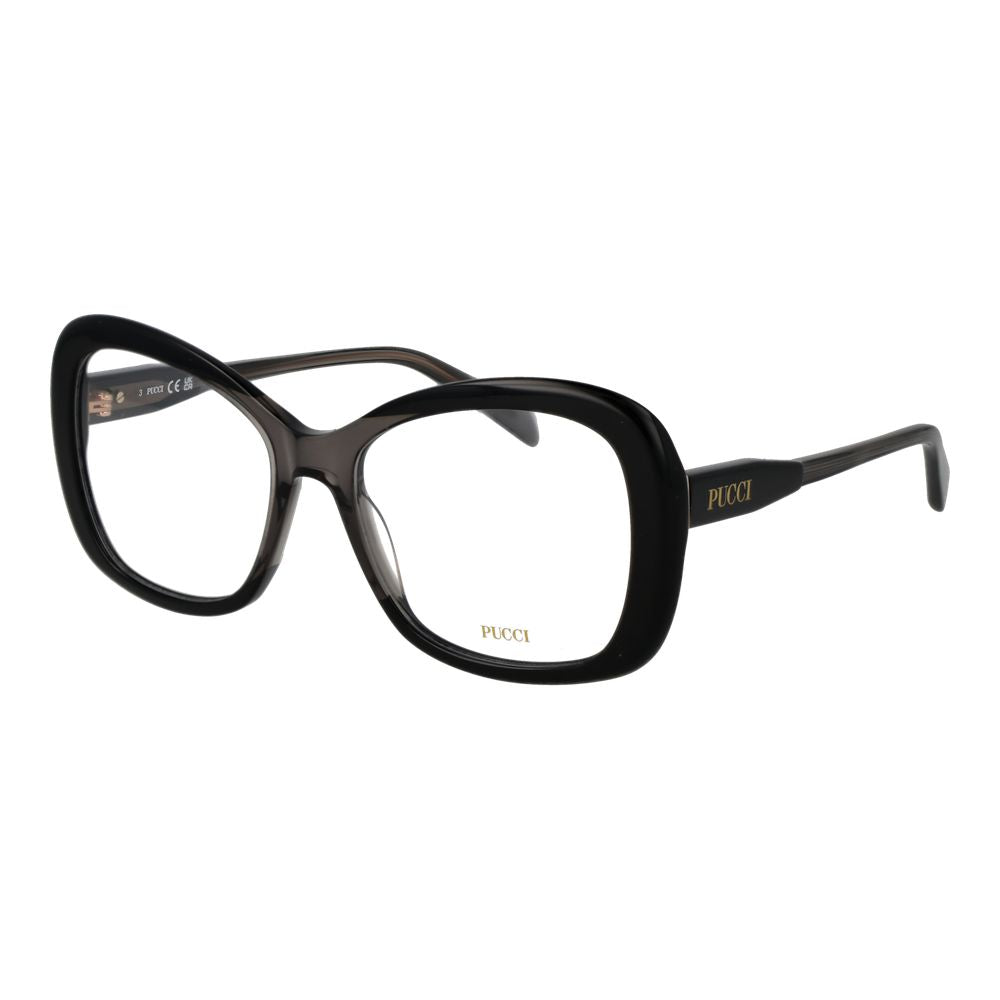 Emilio Pucci Black Acetate Glasses – Timeless Elegance Redefined