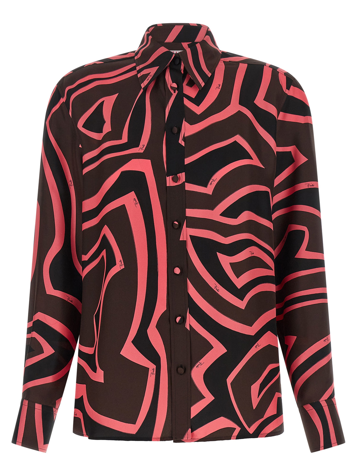 Emilio Pucci Multicolor Silk Blouse - Timeless Elegance in Luxury