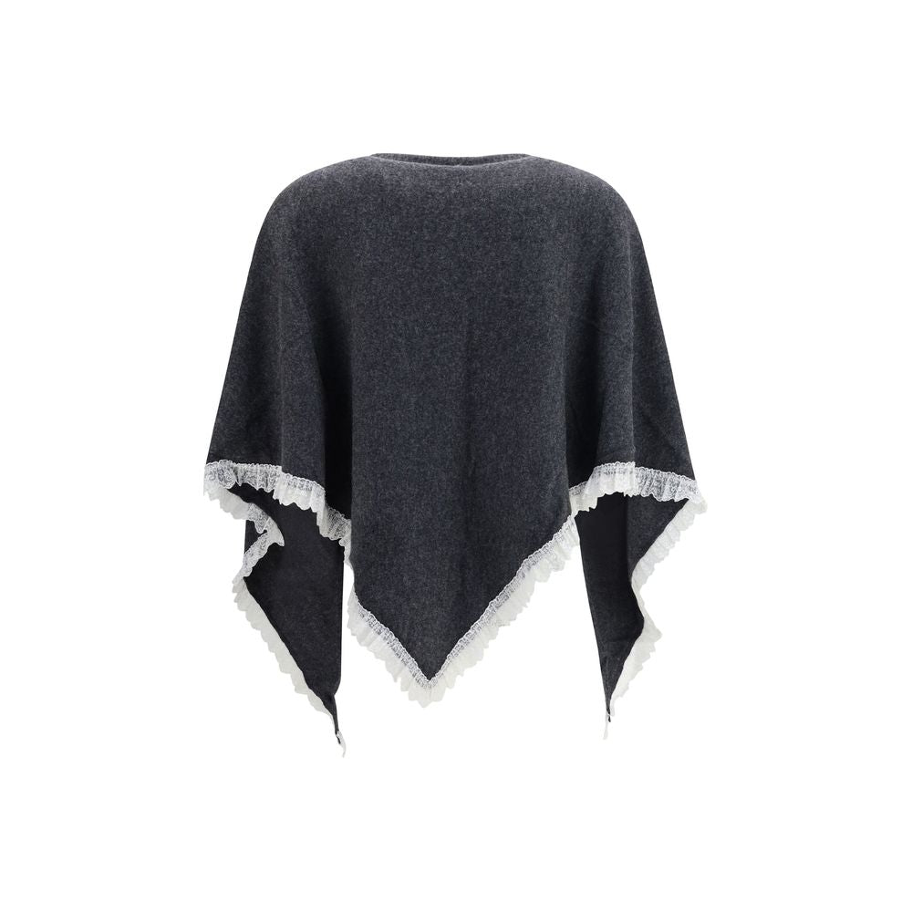 Ganni Gray Wool Oves Aries Scarf - Timeless Luxury Accessory