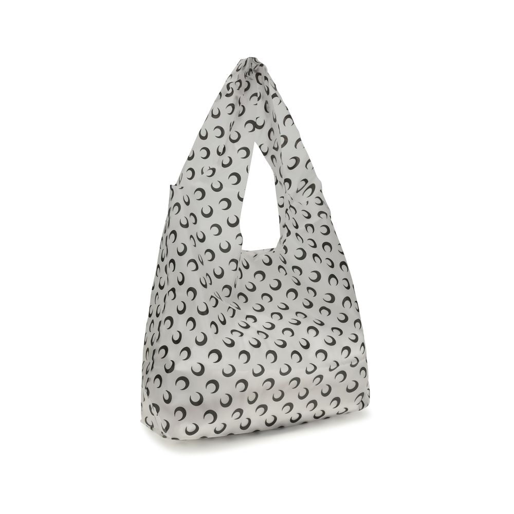 Marine Serre Luna Tote Bag - Contemporary Luxury in White