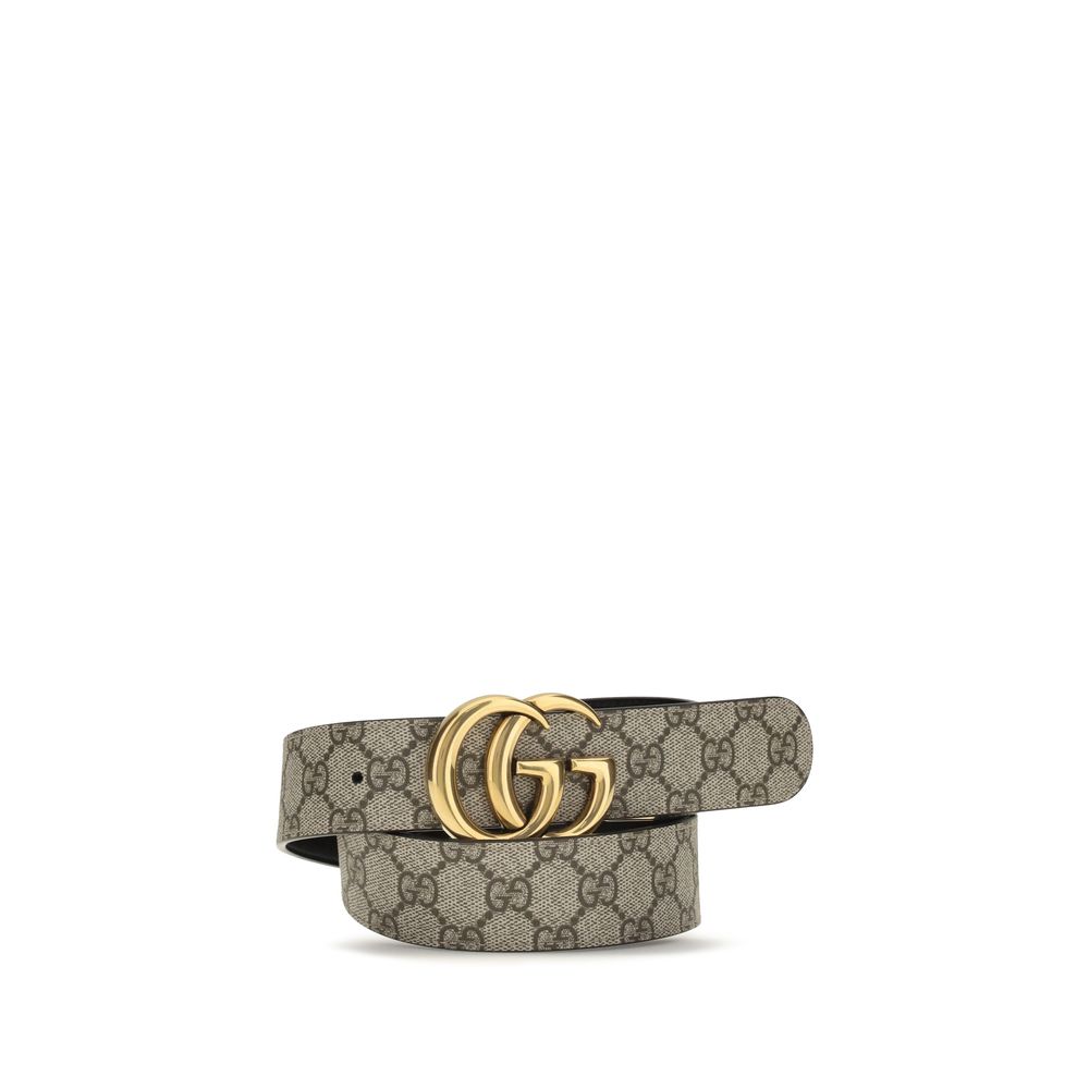 Gucci GG Marmont Reversible Belt - Luxury Versatility in Beige