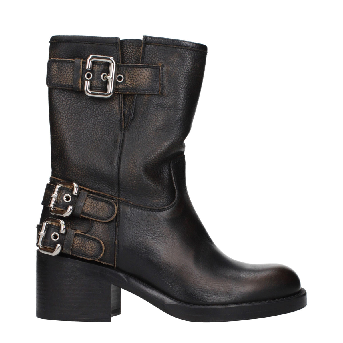 Chloé Black Leather Ankle Boots - Timeless Luxury Footwear