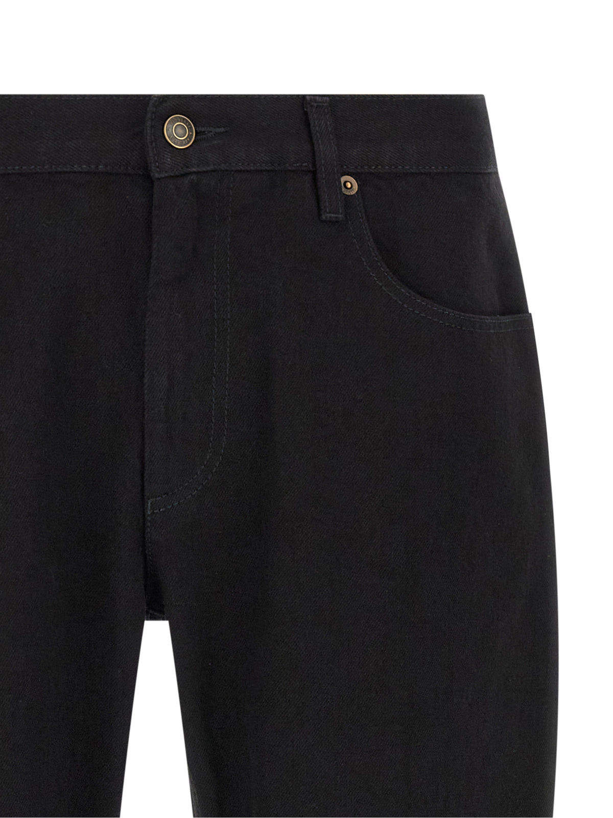 Burberry Black Cotton Straight-Leg Jeans - Elevate Your Style