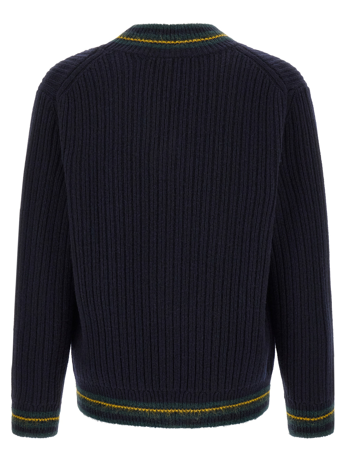Lacoste Blue Wool Cardigan - Timeless Luxury for the Discerning