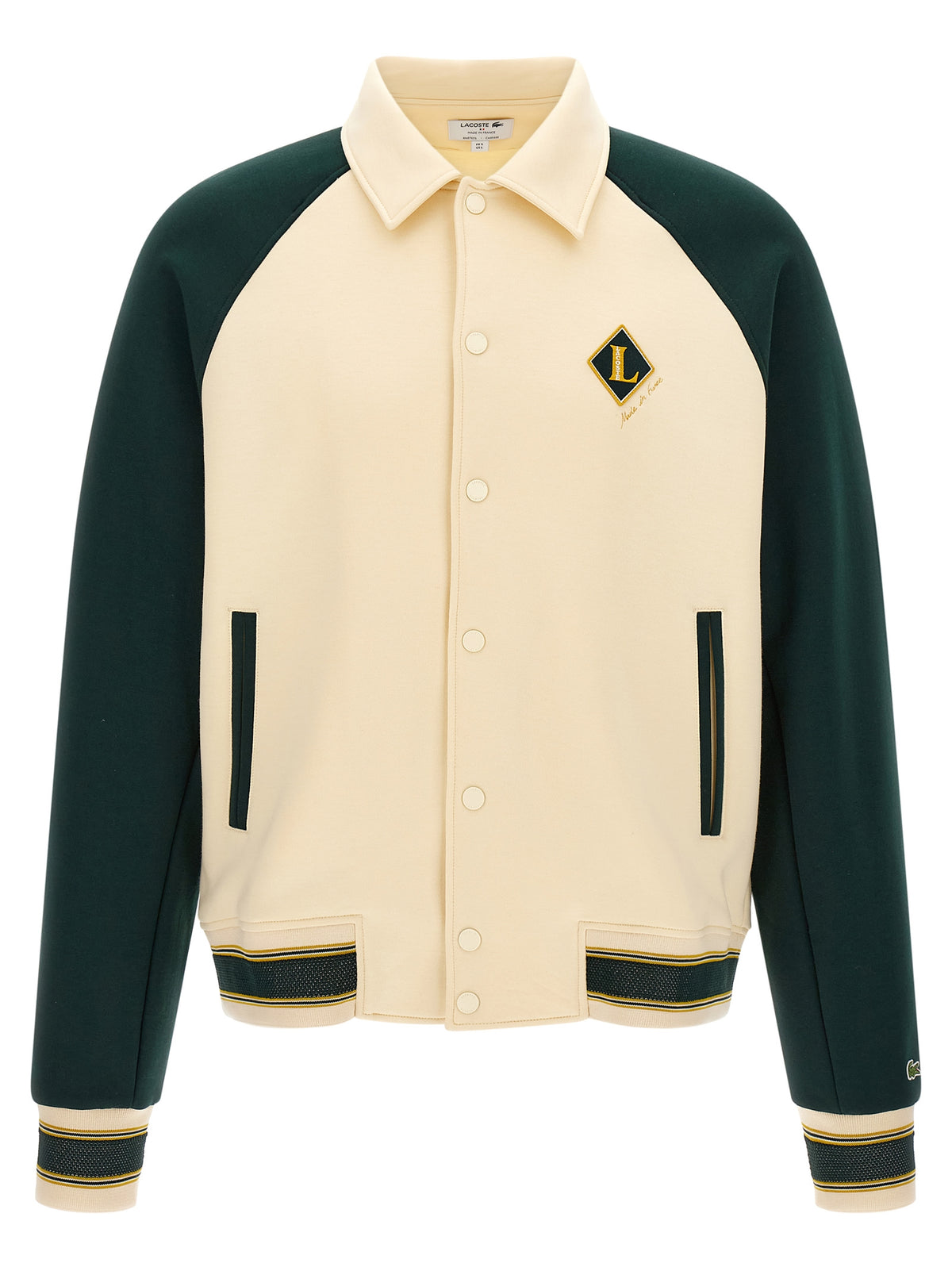 Lacoste Varsity Badge Jacket - Timeless Luxury in Multicolor