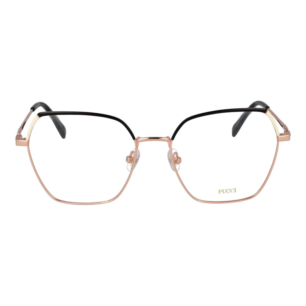 Emilio Pucci Rose Gold Metal Glasses - Timeless Elegance