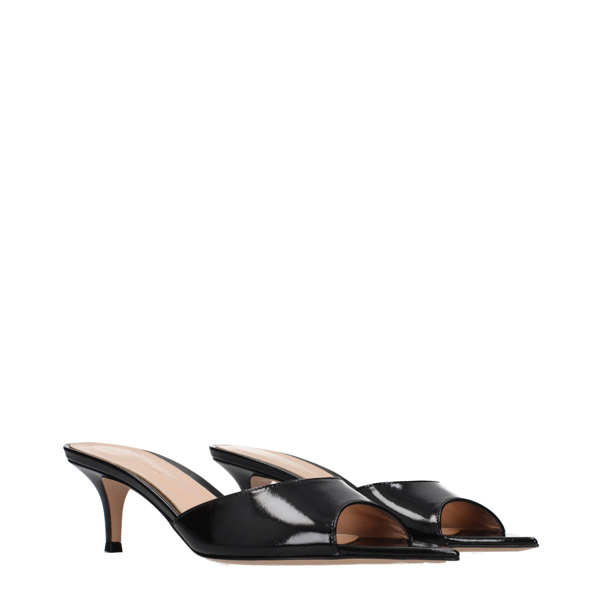 Gianvito Rossi Black Leather Platform Sandals - Elevate Your Elegance