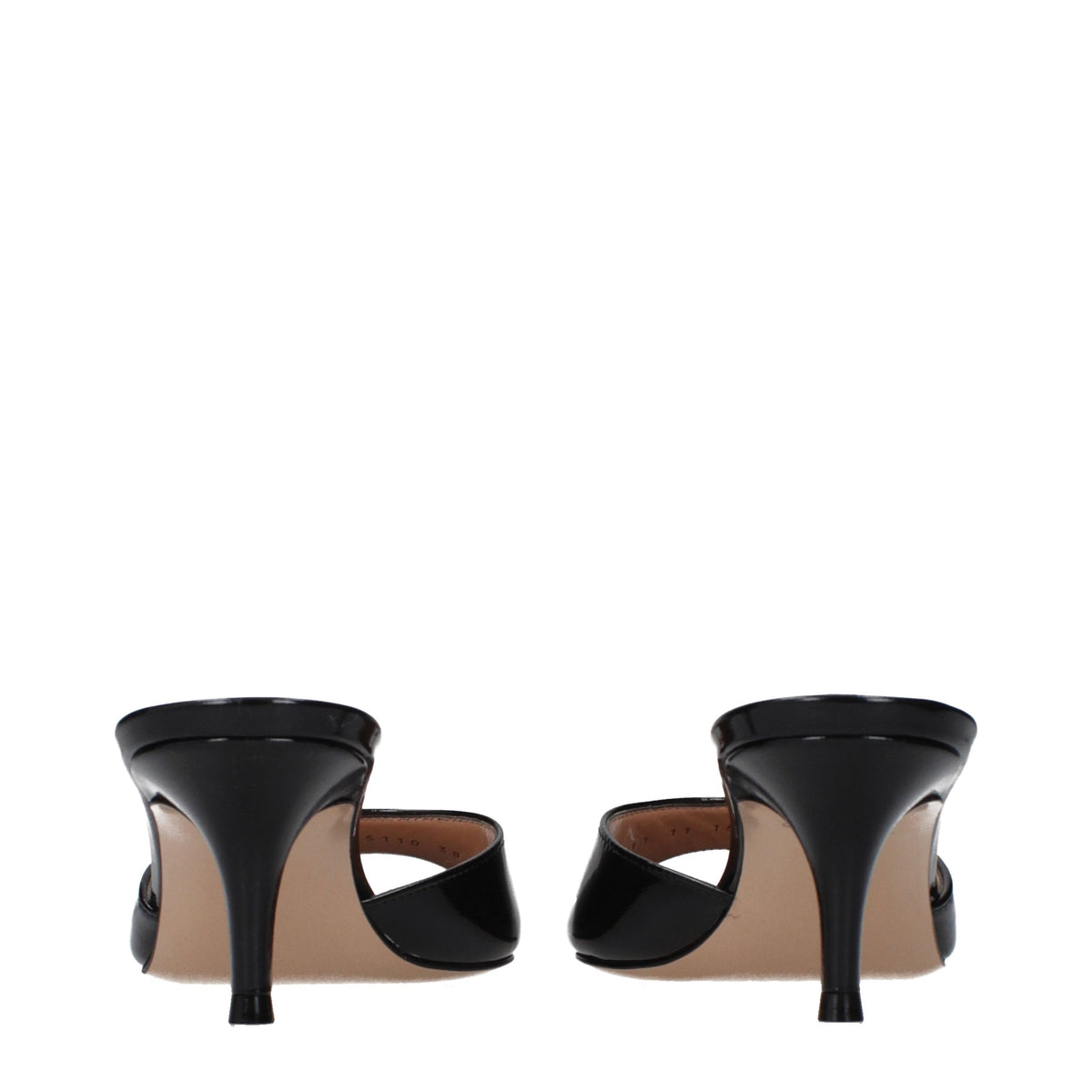 Gianvito Rossi Black Leather Platform Sandals for Elevated Elegance